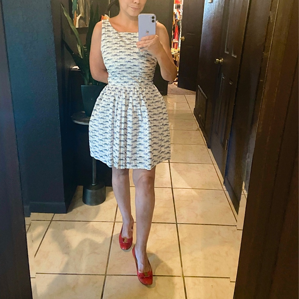 The other sparrows alligator printed dress size medium